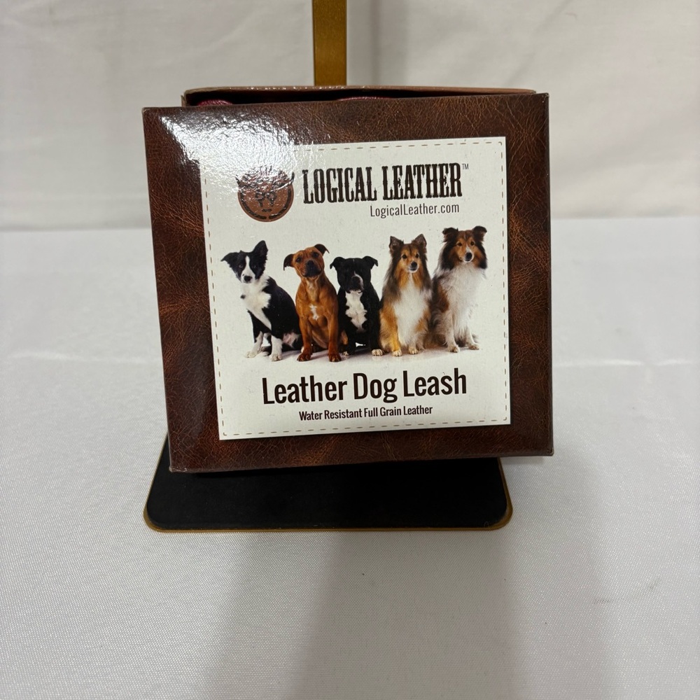 NIB Logical Leather Dog Leash